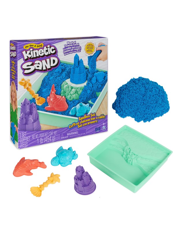 Kinetic Sand Sandbox Set Blue