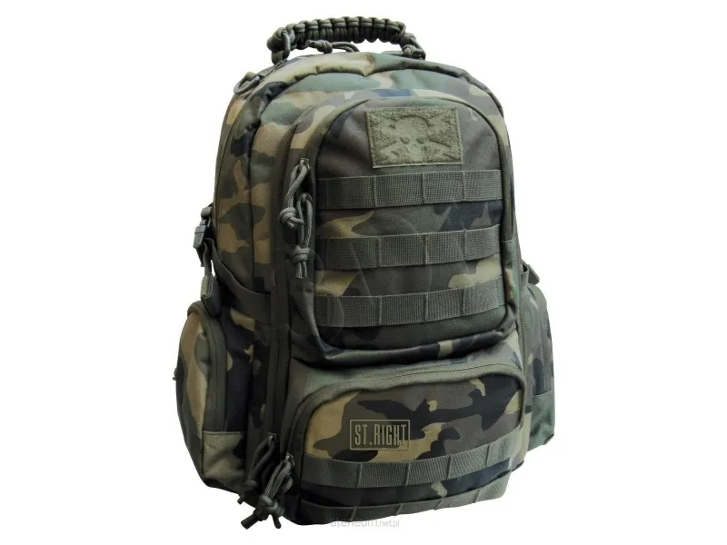 Stright BP-36 militær ryggsekk Woodland Camo MAJEWSKI
