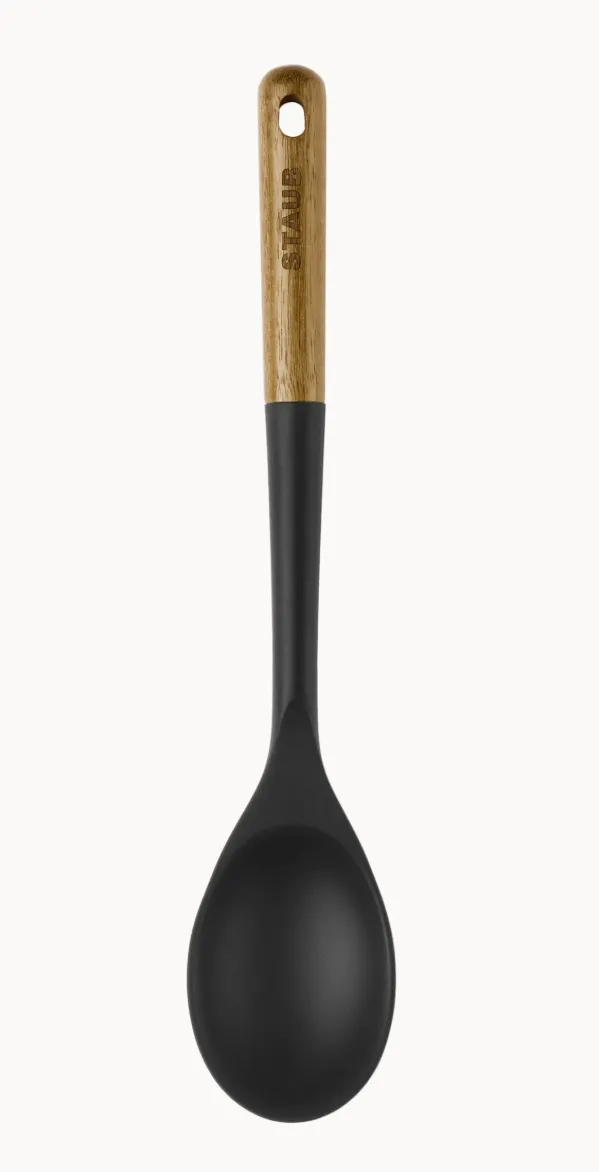 Staub serveringsskje - 31 cm, brun og svart