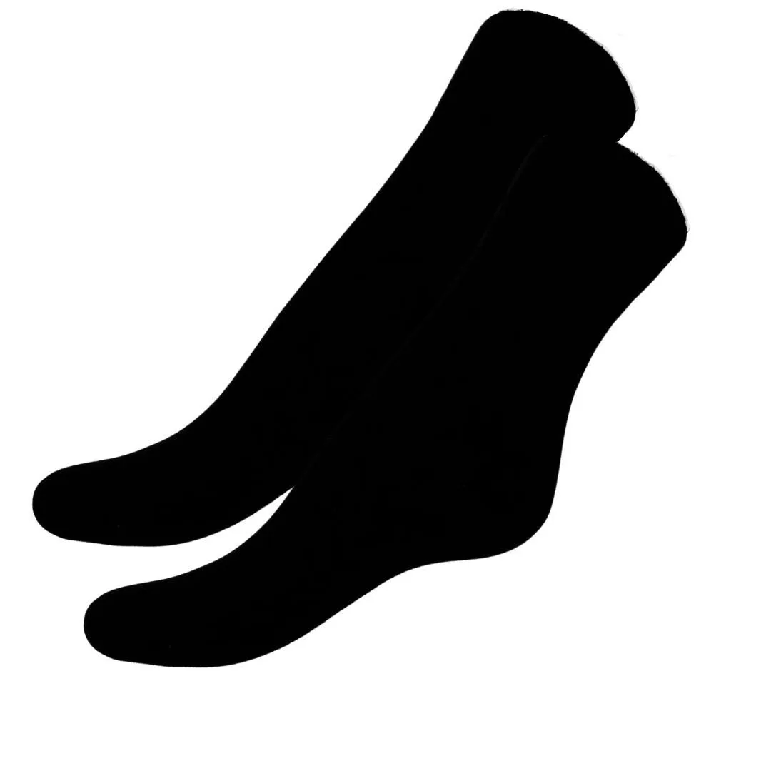 Sokker i bambus - sort - 2 -pakning - str. 41-45