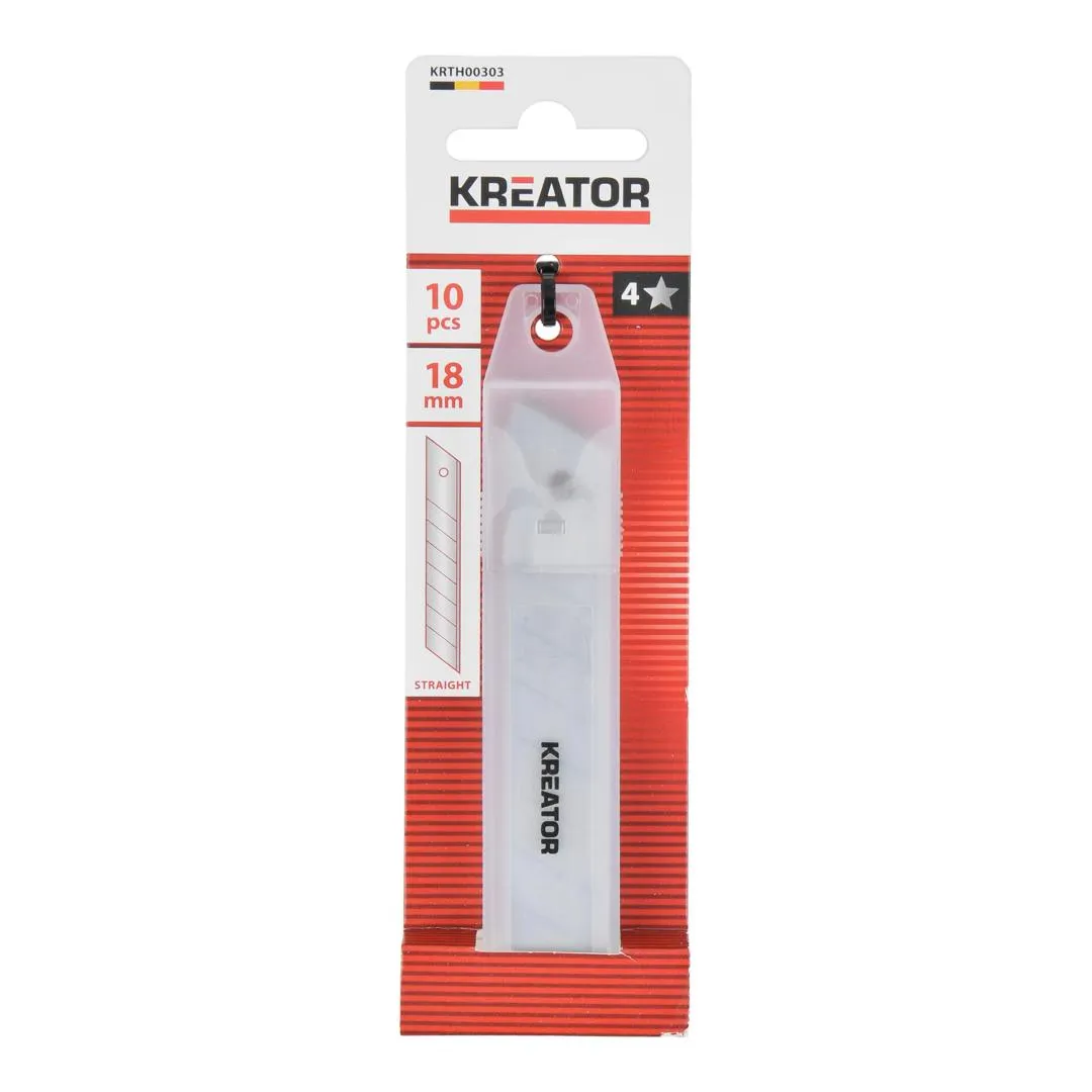 knæk af knivblade 18 mm - 10 stk.