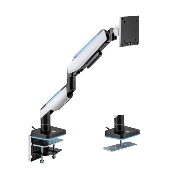 LogiLink Arm for spillmonitor 17-32"" med belysning svart/hvitt