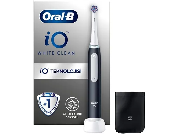 Oral-B iO White Clean elektrisk tannbørste 117753 (sort)