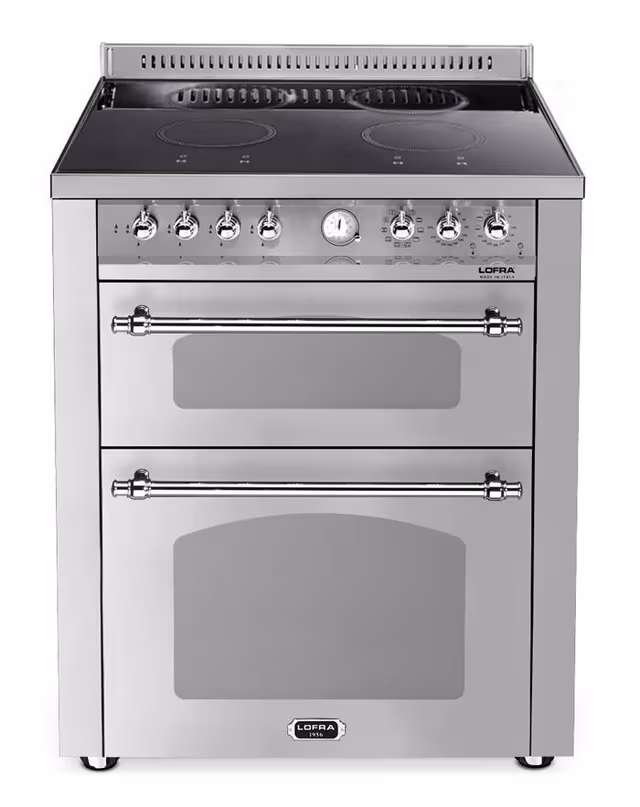 Lofra Komfyr - Dolce Vita 70 cm (2 ovner) (Rustfri/Krom) Induksjon