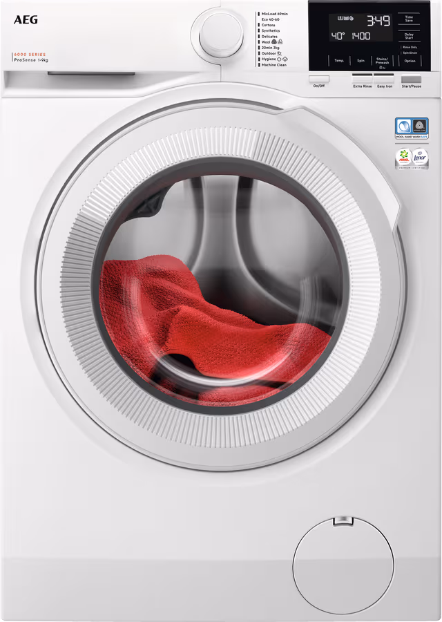 AEG Serie 6000 Vaskemaskin LR622O94D (9kg)