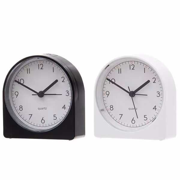Vekkerklokke med lys og lydløs bevegelse - 10 cm