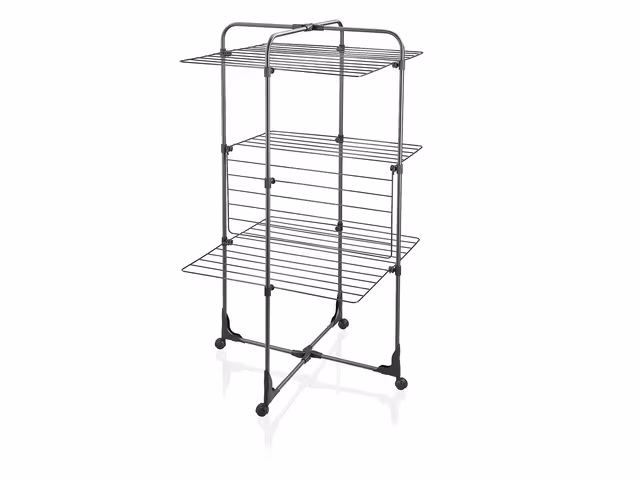 Leifheit Tower 270 Drying rack x 68 x 68 x 126 cm Black