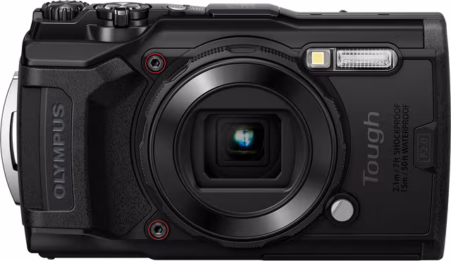 Olympus Tough kompaktkamera TG-6 (sort)