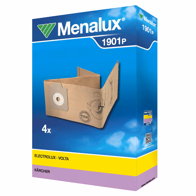 Menalux støvsugerposer 1901P til Electrolux, Lux, Nilfisk, Volta m.m.