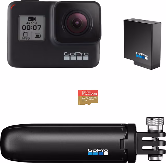 GoPro Hero 7 Black actionkamera med utstyrspakke