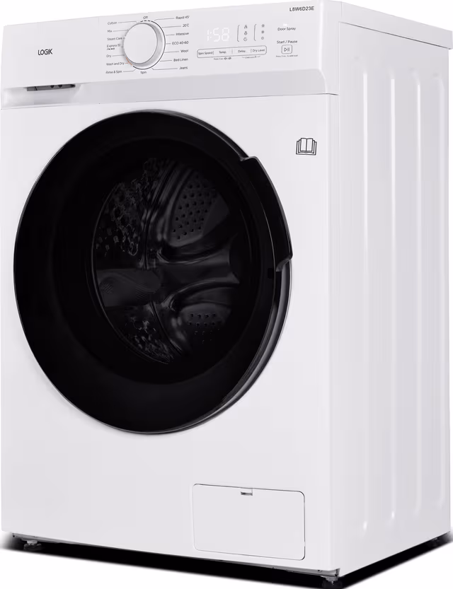 Logik Kombinert Vaskemaskin/Tørketrommel L8W6D23E (8/6kg)