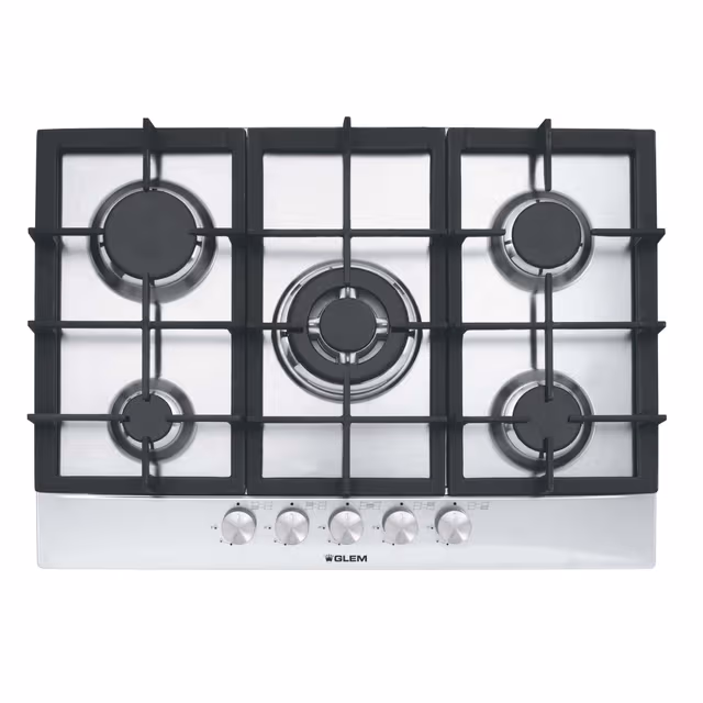 Koketopp gass Proline - rustfri, 5 bluss, 68cm