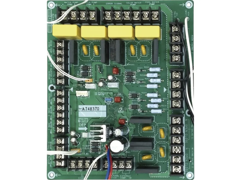 PANASONIC Print til 2-zone kontrol (pump + blande ventil), 0 – 10 Volt signal, kit for H generation Split version. Husk at købe følere!