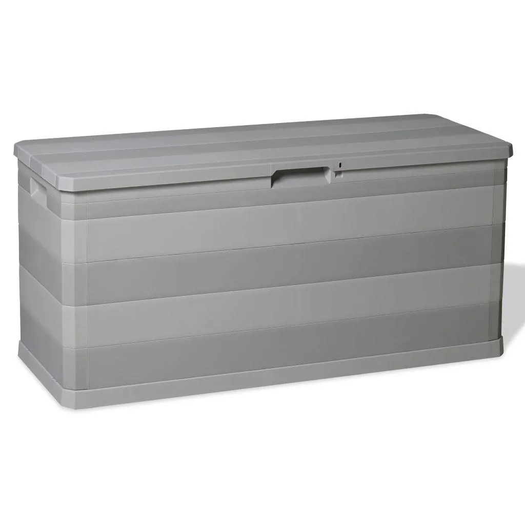 vidaXL Putekasse 117x45x56 cm grå