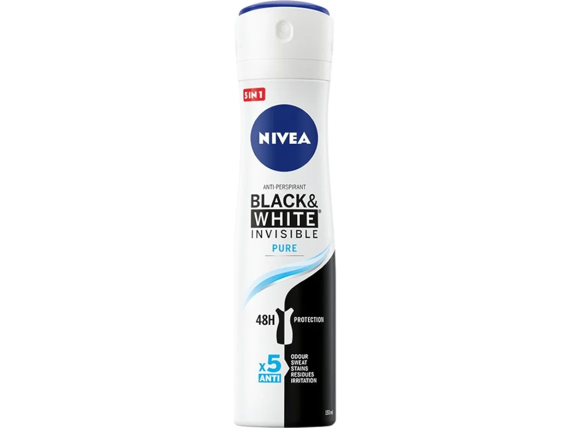 Nivea Deodorant Spray Invisible Black & White Pure