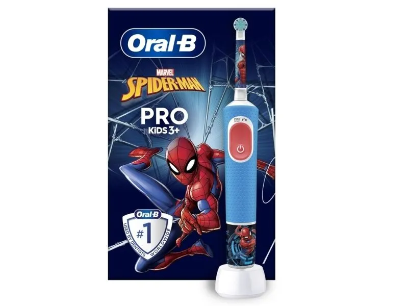 Elektrisk tannbørste Oral-B Vitality Pro Kids 103 Spiderman blå