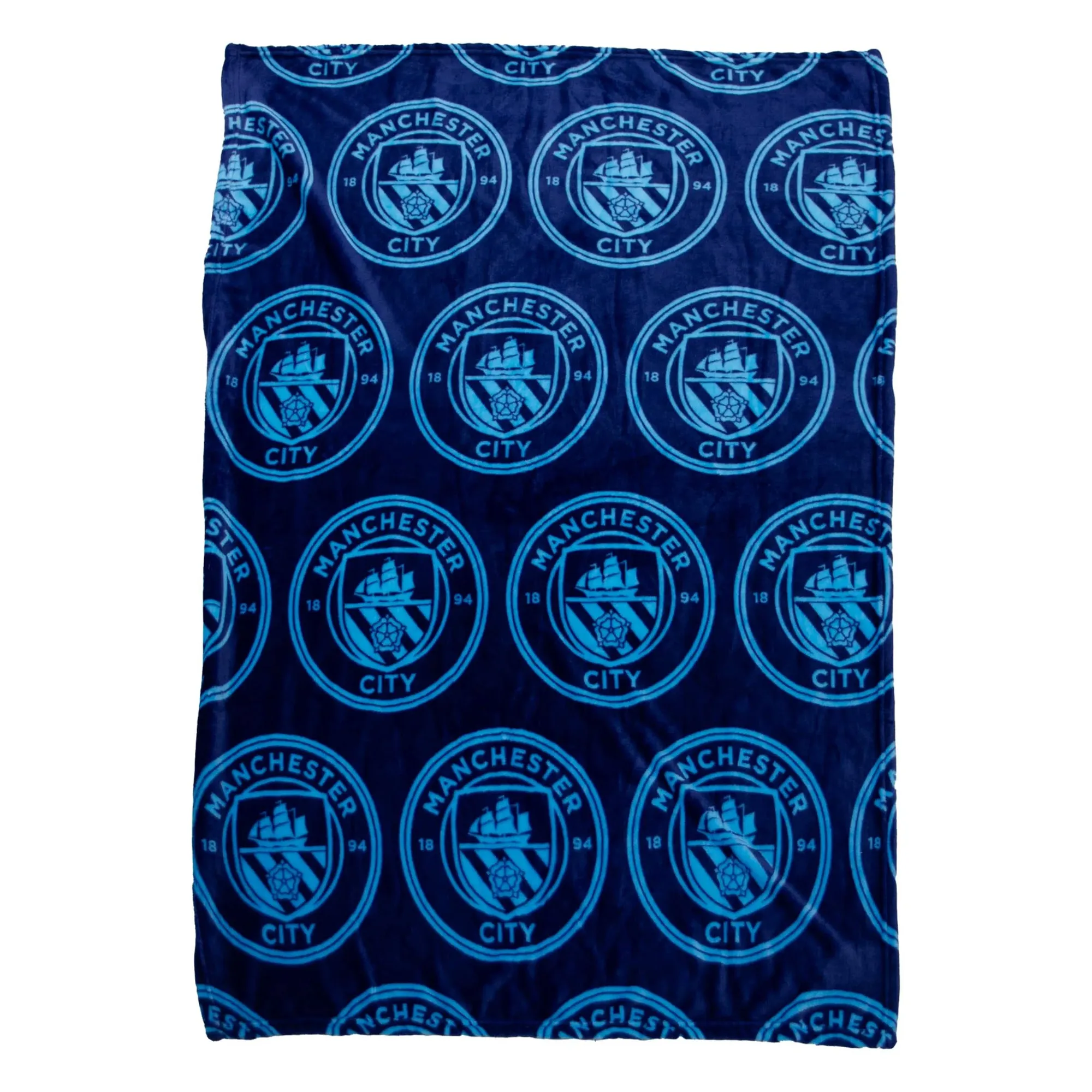 Manchester City FC Fleece Crest Blanket
