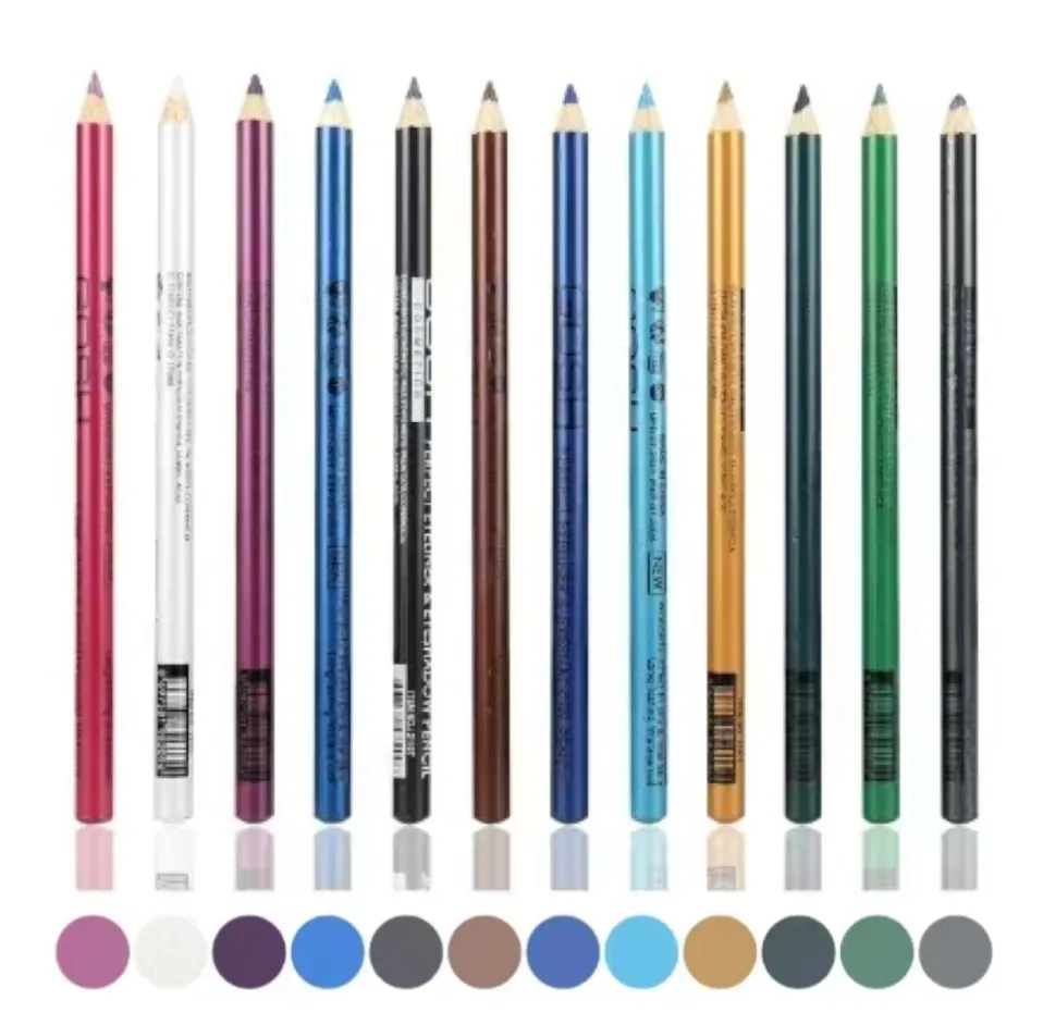 12 stk Eyeliner Lipliner øyeblyant leppeblyant makeup