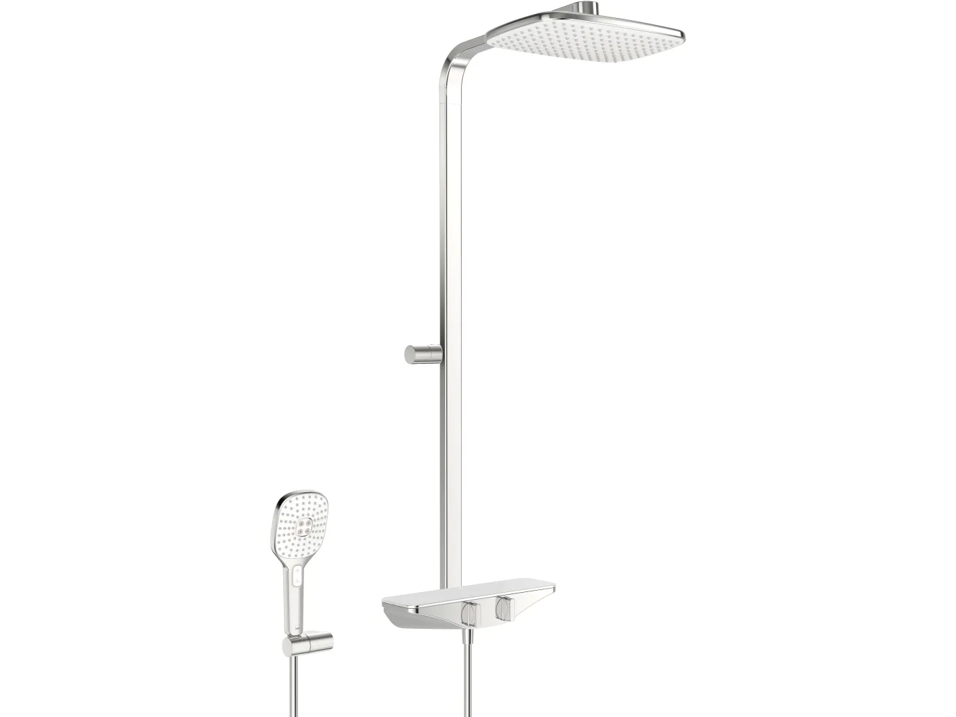 Oras Esteta Rain shower system, chrome