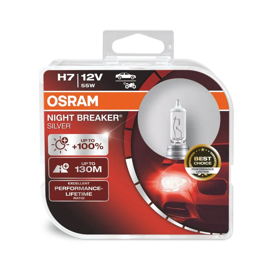 Osram Night Breaker Silver - H7 Bilpærer