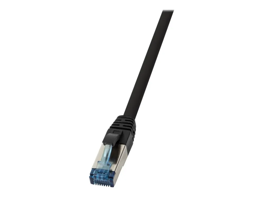 LogiLink 10G - Koblingskabel - RJ-45 (hann) til RJ-45 (hann) - 15 m - SFTP - CAT 6a - halogenfri, utendørs - svart
