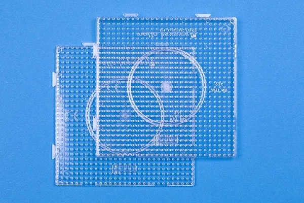 Hama stiftplate 2 stk 234 15x15 cm transparent