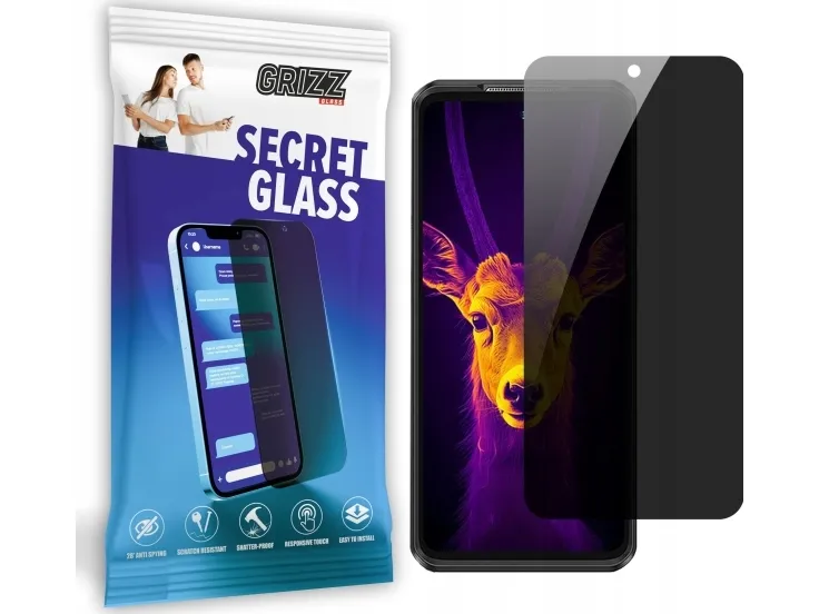 GrizzGlass personvern-tilpasset glass GrizzGlass SecretGlass til Ulefone Armor 25T Pro