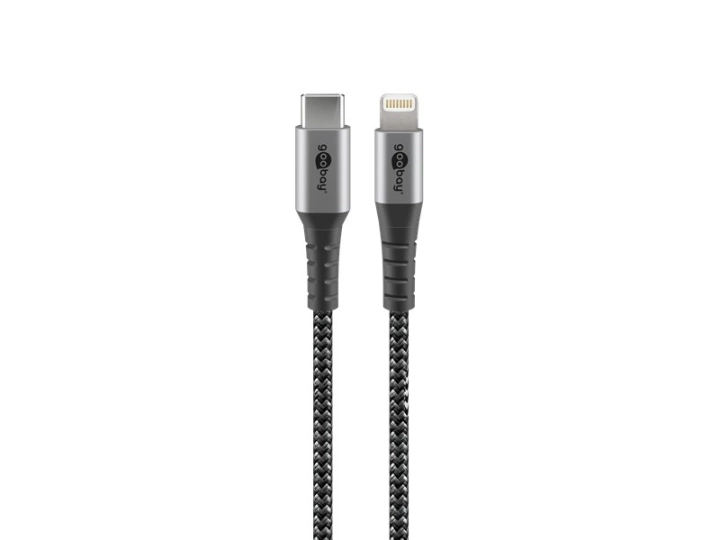 Lightning USB-C "lader og synkroniserer helmetallkabel