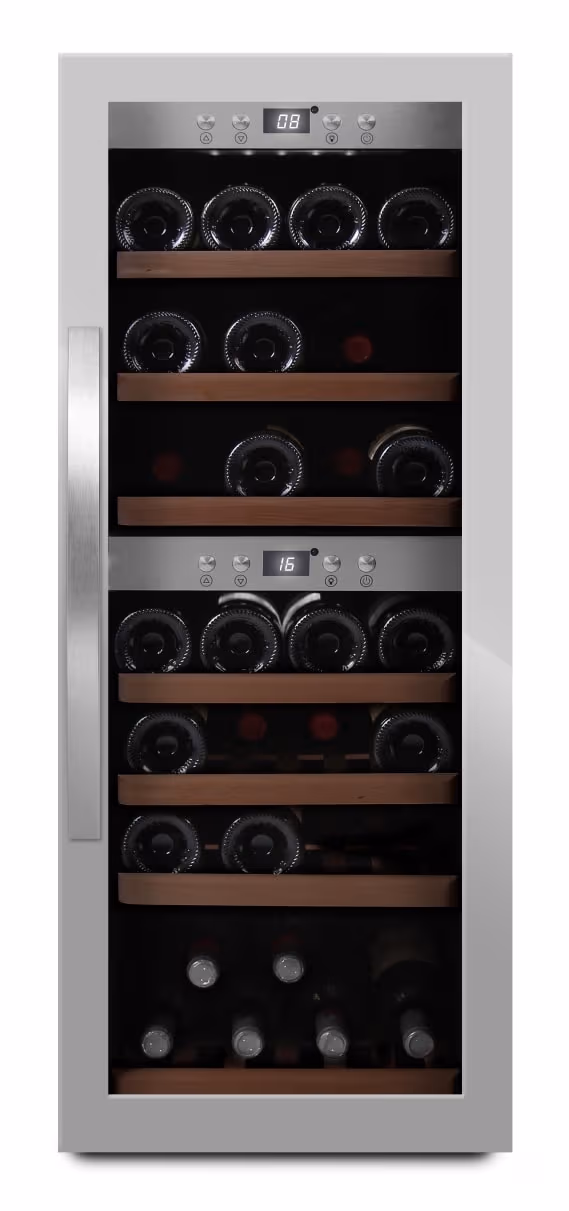 Frittstående vinskap - WineExpert 38 Stainless