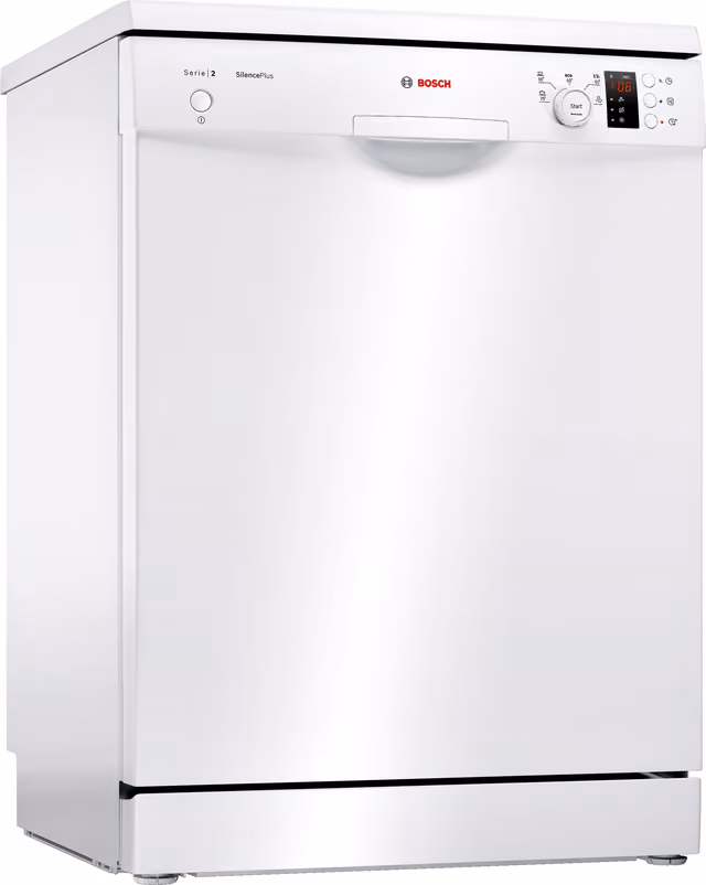 Bosch Serie 2 Frittstående Oppvaskmaskin SMS25AW05E (Hvit)