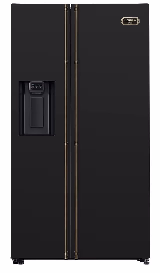 Lofra - Dolce Vita Kjøleskap (Svart/Bronse) - 90 cm