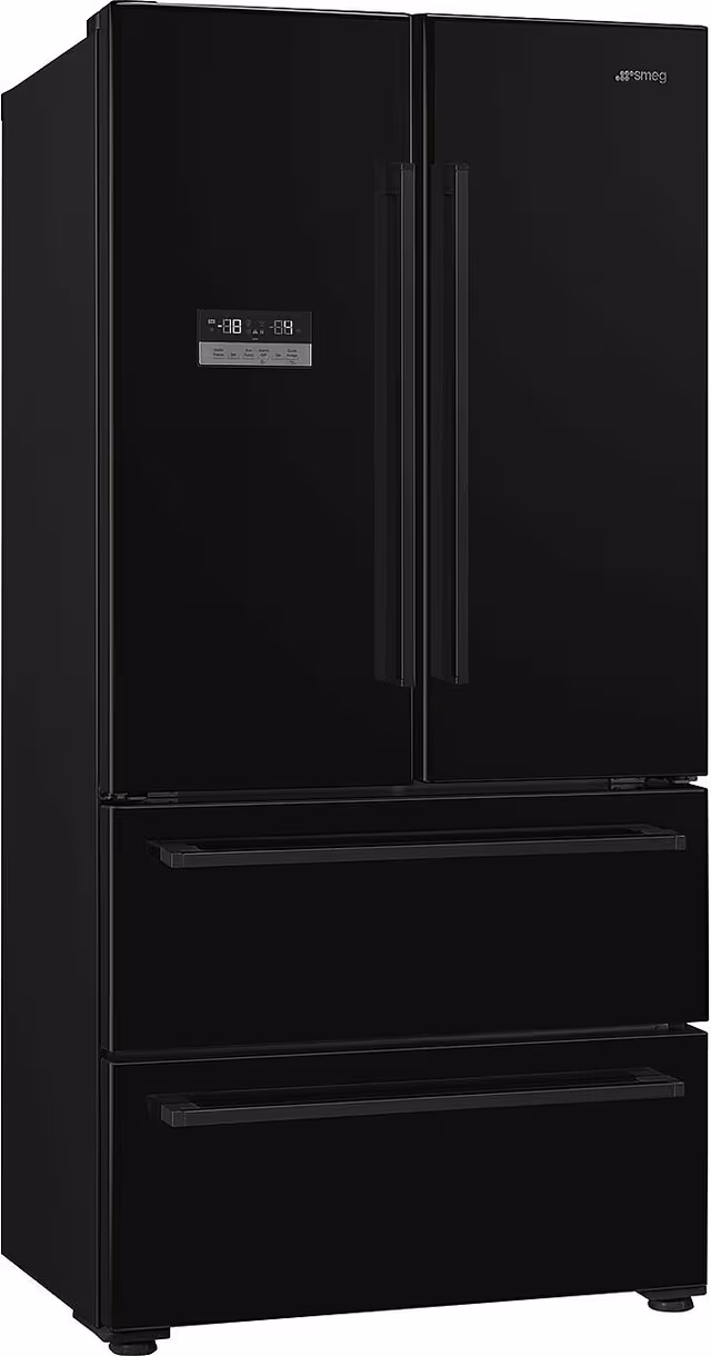 Smeg Universell French Door Kombiskap FQ55FNDE (svart)