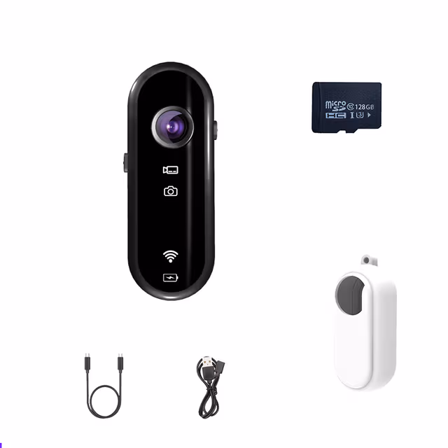 Y3 tommelkamera – 1080P, WiFi og 128G lagringsplass inkludert