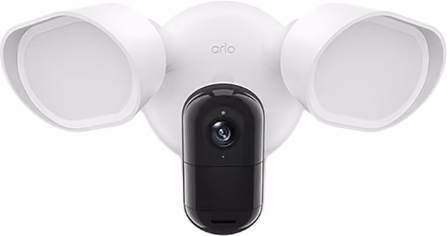 Arlo kablet flomlys sikkerhetskamera (hvit, 2-pakning)