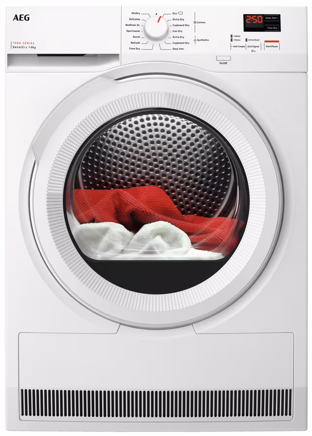 AEG Tørketrommel TR702E84E (Hvit)