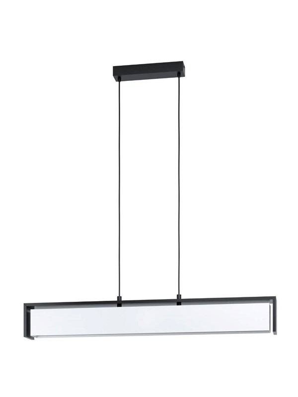 EGLO VALDELAGRANO-Z LANGBORD RGBTW 3900LM SVART/HVIT