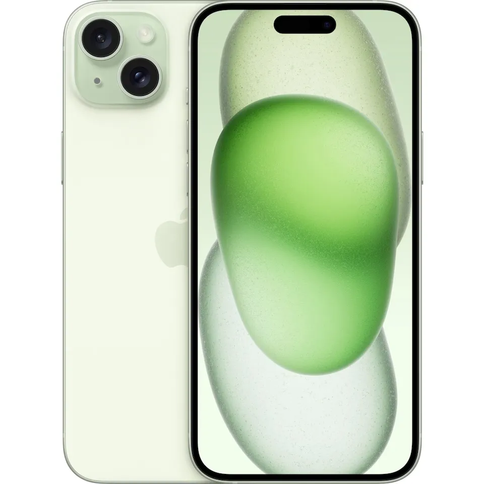 Apple iPhone 15 Plus - 5G smartphone - dobbelt-SIM / Internminne 512 GB - OLED-display - 6.7" - 2796 x 1290 pixels - 2x bakkameraer 48 MP, 12 MP - ...
