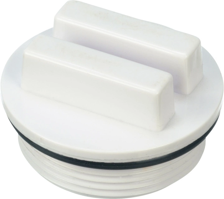 Vinterpropp med gänga 1 1/2" Vit