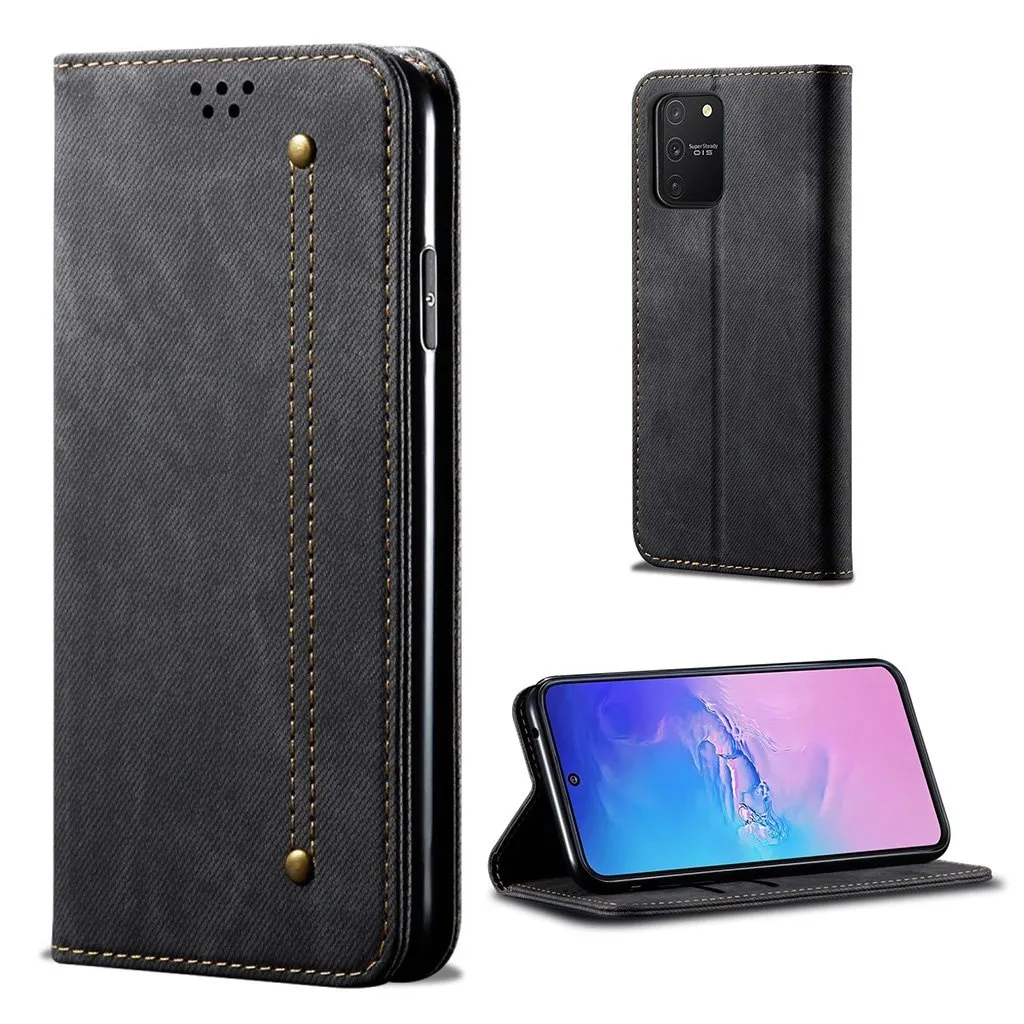 Jeans Samsung Galaxy S10 Lite veske - Svart