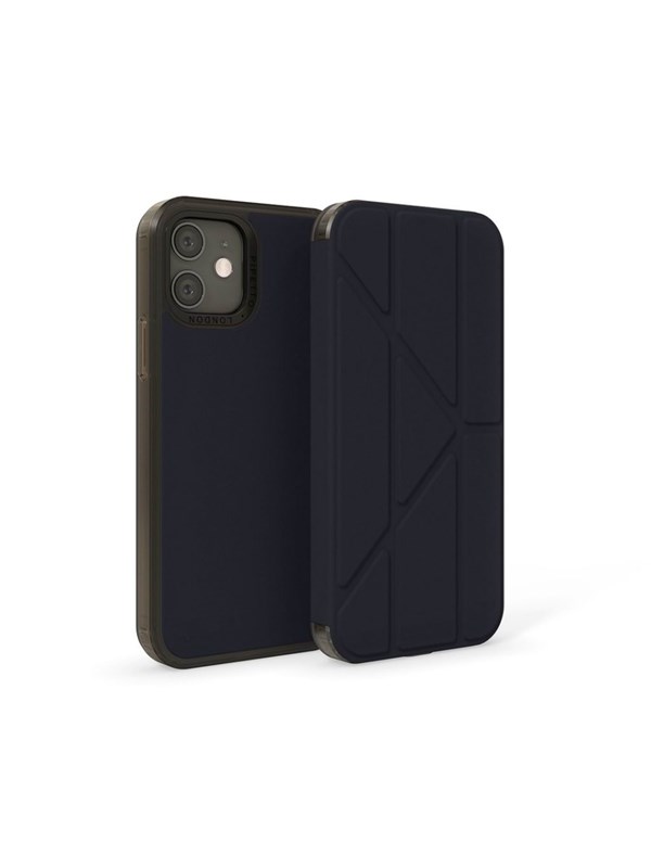 Pipetto Origami Folio for iPhone 12 Pro Max - Black