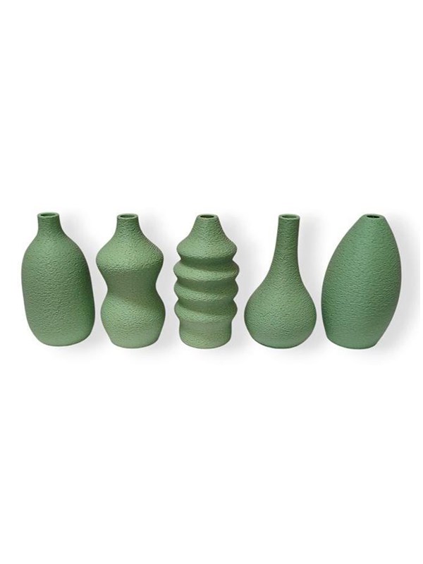 Simiu MINI VASES - Magnetic - 6 cm - 5 pcs - Dusty Green