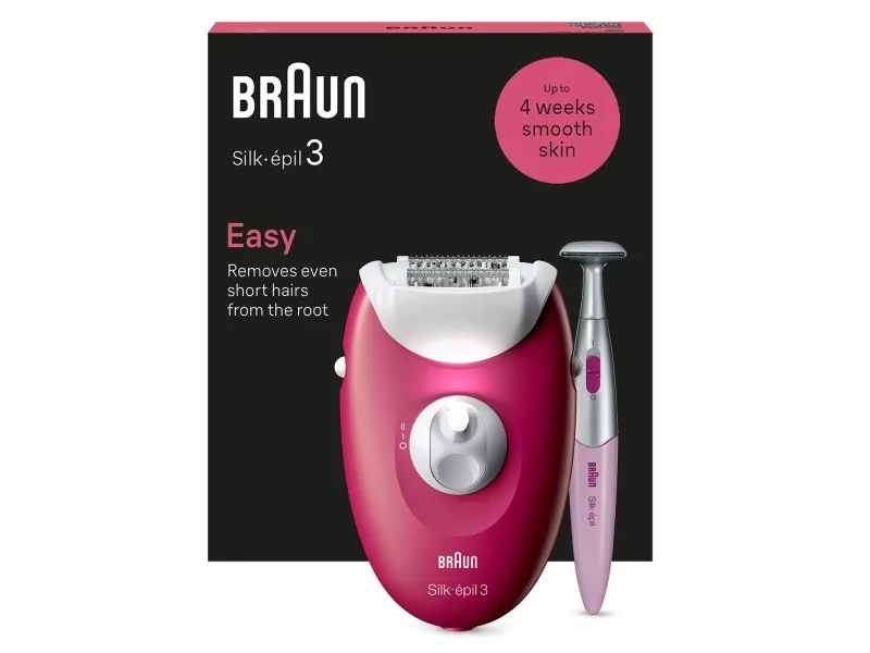 Braun Silk-épil 3 3-202, Bærsmak, 20 pinsetter, AC, 100-240 V, 50-60 Hz, Tyskland