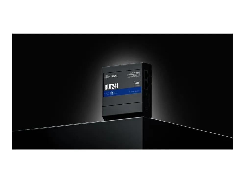 Teltonika RUT241 - wireless router - WWAN - Wi-Fi - 2G 3G 4G - Wireless router N Standard - 802.11n