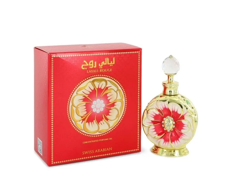 Swiss Arabian Layali Rouge Concentrated Perfume Oil 15ml Unisex Fragrance