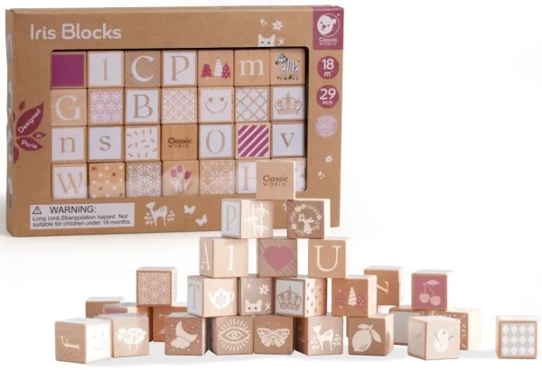 Classic World Wooden Iris Blocks 29pcs.