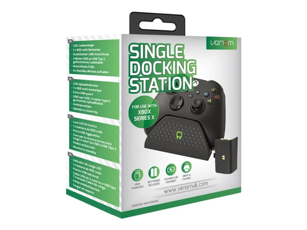 Venom Single Docking Station - Wired - Microsoft Xbox One