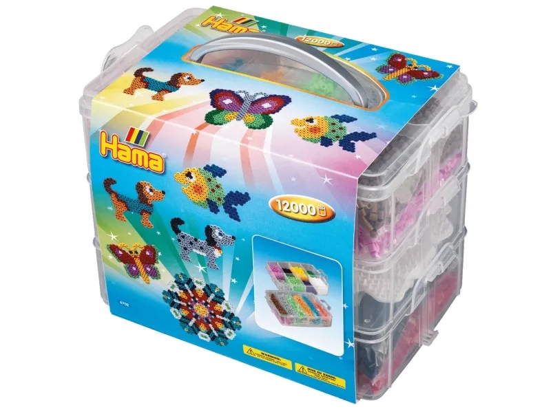 Hama Ironing Beads Set Storage box - large 12.000pcs.
