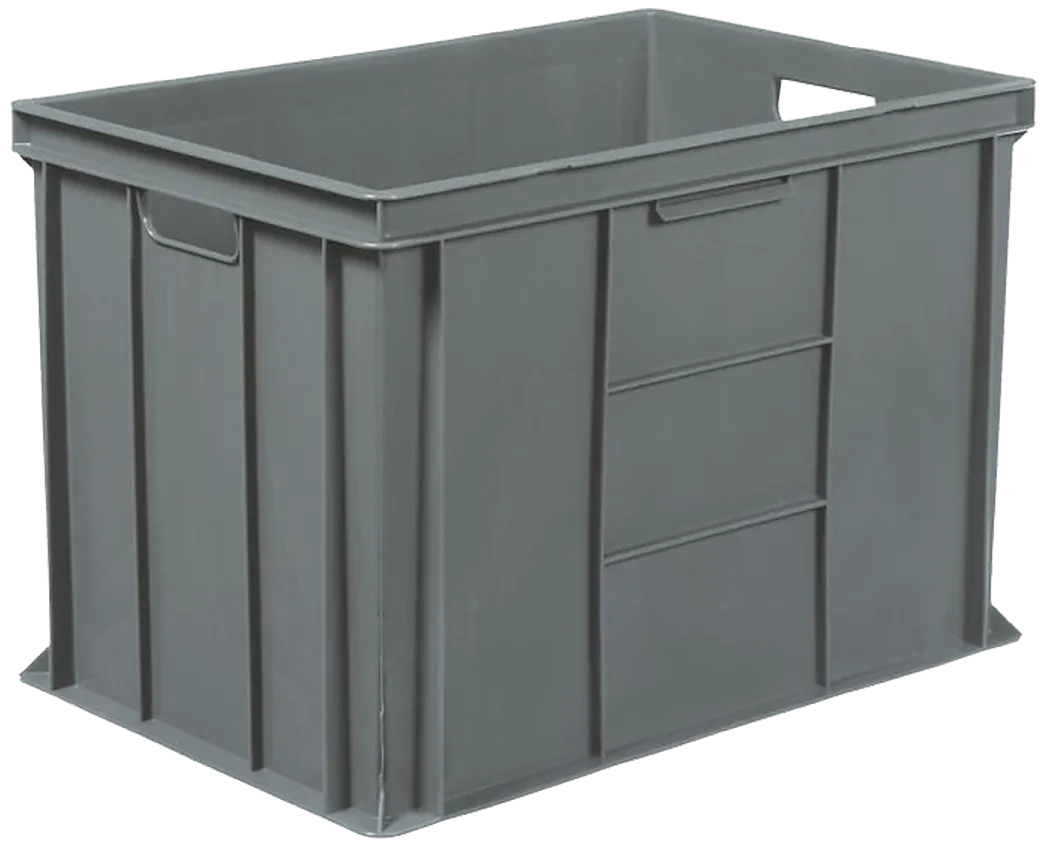 Arca 3640 transportkasse Euro grå 600×400mm 80 ltr