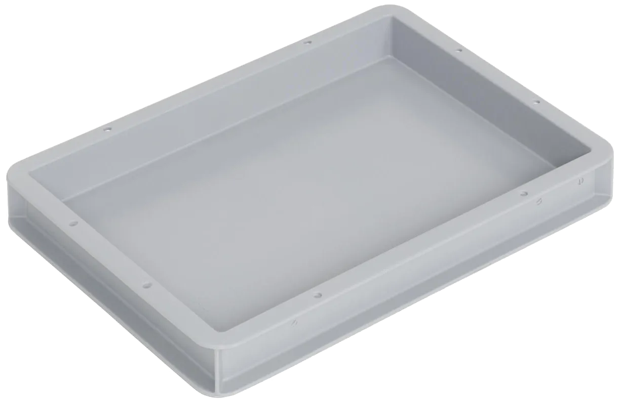 WEZ LogiLine eurokasse SGL grå 400×300×53mm 4,4ltr