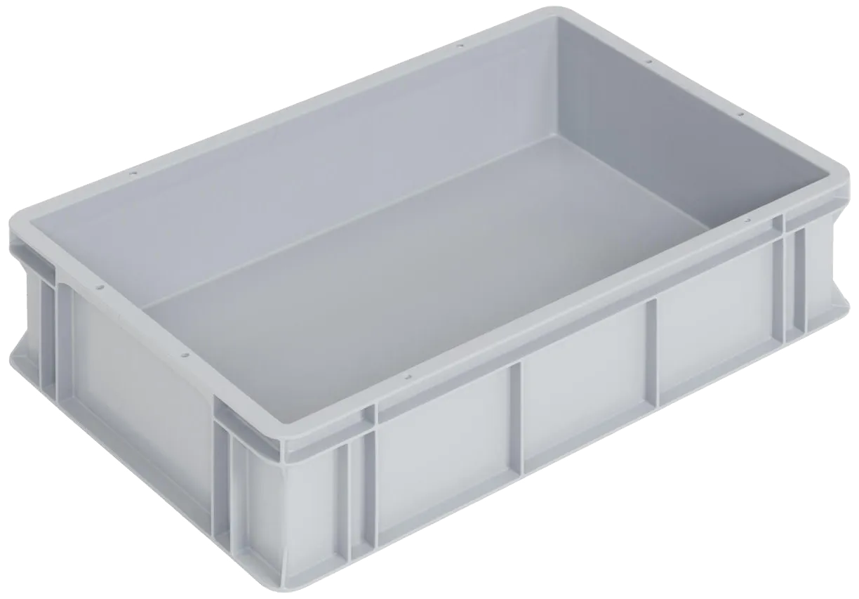 WEZ LogiLine eurokasse SGL grå 600×400×145mm 26ltr